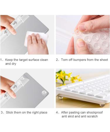Buy Self-Adhesive Rubber Buffers | 316 Elastic Stop Buffers for Glass & Furniture | Protective Nips - 8 Sizes Available - Buy Online on SooperMarket.com