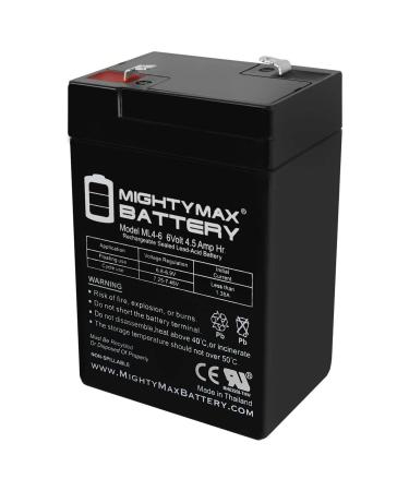 6V 4.5AH SLA Replacement Battery for Black & Decker VEC158BD