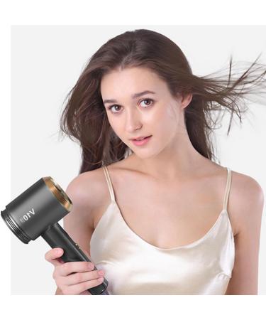 Negative Ionic Hair Dryer Quick Heat Up & Constant Temperature Fast Drying Lightweight Travel Hairdryer 4 Temps 2 Speeds Portable Home Hair Dryer for Home Travel (US Plug 110V) - Buy Online on SooperMarket.com