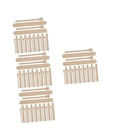 Minkissy 400 STK waxed wooden rod Tool waxing spatula hair removal device Make-up applicator for the face hair removal sticks wax accessories beeswax scrub wooden