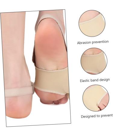 Bunion Spacers Toe Cover Gel Protectors - 1 Pair | Toe Sleeve, Splint, Socks & Separator for Foot Care | Pedicure Arm Pad - 19x6.5cm - Buy Online on SooperMarket.com
