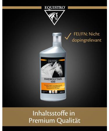 Equistro Haemolytan 400 - Vitality Support Supplement for Horses | Enhance Performance | 250ml - Buy Online on SooperMarket.com