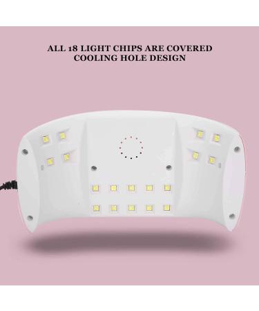 UV LED Nail Lamp 54W - Professional Nail Dryer for Gel Polish - 3 Timers - Home and Salon Use - Buy Online on SooperMarket.com