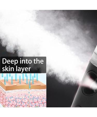 Handheld Facial Mist Sprayer Rechargeable Moisturizing Moisturizing Facial Moisturizing Sprayer (Black) - Buy Online on SooperMarket.com