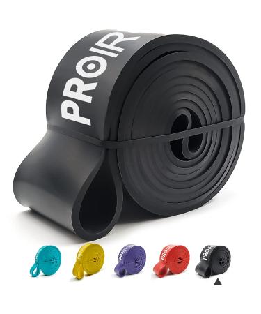 Proiron Resistance Bands - Assisted Pull up Bands - Exercise Bands for Crossfit Powerlifting Strength Training - Mobility Bands for Men and Women #5 Black (36-67kg)