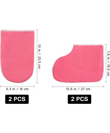 Minkissy Paraffin Wax Work Gloves and Booties Set Beauty Care Supplies for Heat Therapy Spa - Buy Online on SooperMarket.com