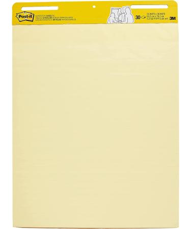 Post-it Super Sticky Easel Pad  25 in x 30 in Sheets  Yellow Paper with Lines  30 Sheets/Pad  2 Pads/Pack  Great for Virtual Teachers and Students (561) - Buy Online on SooperMarket.com