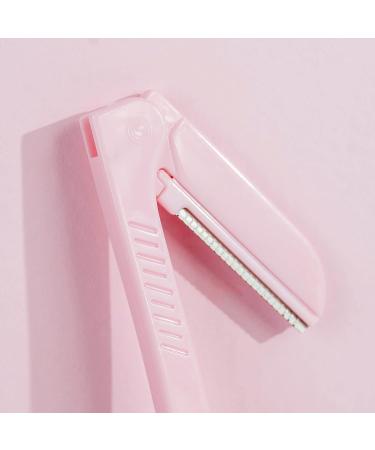 Brushworks Precision Eyebrow Razors - Pack of 3 in Pastel Colors | International Shipping Available - Buy Online on SooperMarket.com