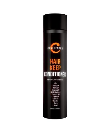 Challenger Men's Hair Keep Conditioner 10 Ounce | DHT Blocking Hair Growth Conditioner | w/Baicapil Rejuvasoft HairSpa | Caffeine Biotin Argan & Coconut Oils & more - (2 mo. Supply)