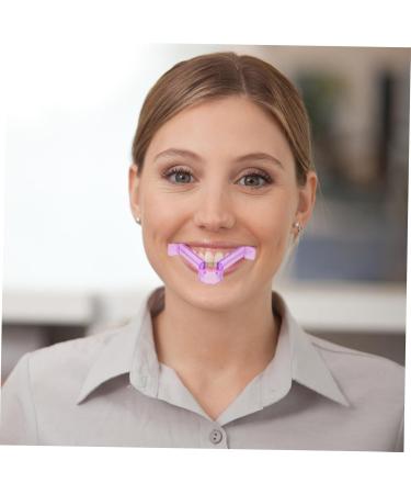 WOONEKY Lip Muscle Trainer Lips Shaper Lift Tightener Lips Slimming Exerciser Muscle Lips Trainer Lift Tool Lift Exerciser Mouth Muscle Massager Lip Exerciser 9.30X7.70X1.50CM Purple - Buy Online on SooperMarket.com
