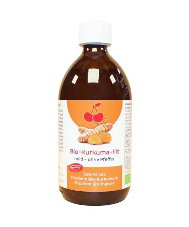 Organic Turmeric Fit (Mild - Without Pepper) | 500 ml | Essence of Fresh Organic Turmeric and Organic Ginger