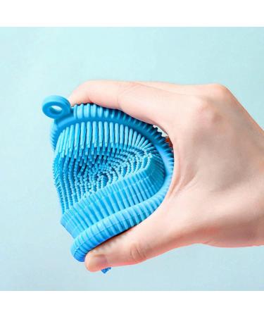Soft Silicone Toddler Scalp Massage Pad Set - 3pcs | Gentle Bath Shampoo Scrubber for Children | Parent-Child Bonding Bath Care Tool - Buy Online on SooperMarket.com