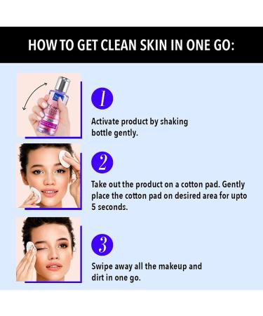 Blue Heaven Bi-Phase Makeup Remover & Micellar Cleansing Water 125ml | Gentle Skin Care for All | Fast International Shipping - Buy Online on SooperMarket.com