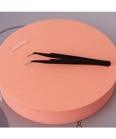 Professional Fine Point Tweezers - Sharp Precision Needle Nose Tip, Anti-Static Stainless Steel Curved Tweezer - Buy Online on SooperMarket.com