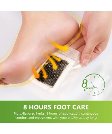 10PCS Deep Cleansing Foot Pads - Detox & Relaxation with Natural Bamboo Vinegar - Foot & Body Care - Buy Online on SooperMarket.com