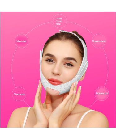 V Line Lifting Mask - Double Chin Reducer & Facial Slimming Strap | Elastic Face Shaping Bandage for Tightening & Lifting - Buy Online on SooperMarket.com