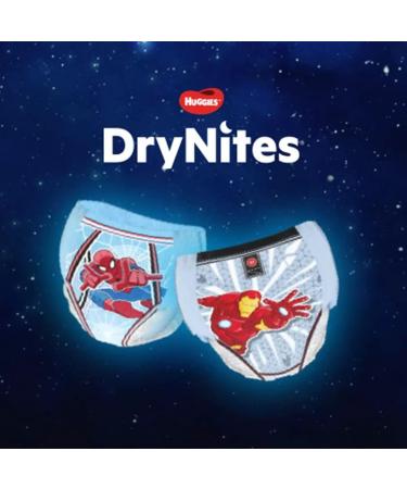 Huggies DryNites Spiderman Pyjama Pants | Size 4-7 Years | 30 Count Pack | White - Buy Online on SooperMarket.com