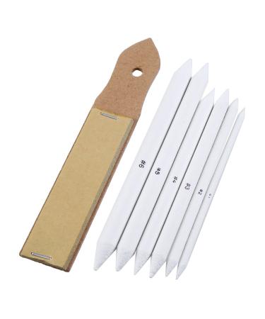CCINEE Blending Stumps and Torillions Set with Sandpaper Pencil Sharpener for Sketch Drawing Use Pack of 7 #7