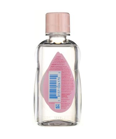 Johnson & Johnson Baby Oil 3 oz. (Pack of 6) - Hydrating and Gentle Formula - Buy Online on SooperMarket.com