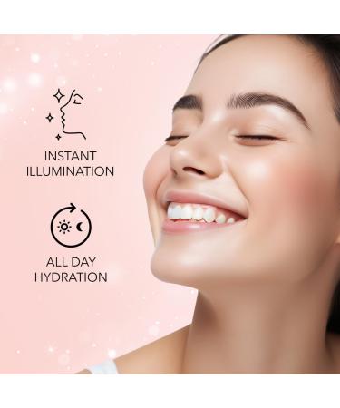 FA..CES/ CANADA Strobe Cream - Rose Gold 30ml | Primer + Highlighter + Moisturizer | Shea Butter & Hyaluronic Acid | Intense Hydration | Flawless Radiant Dewy Skin | Illuminating & Glowing Makeup Base - Buy Online on SooperMarket.com