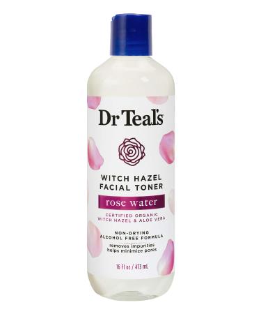 Teal s Witch Hazel Facial Toner Rose Water 16 fl. oz.