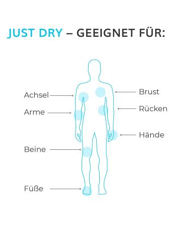 Dr. Biechele Just Dry Antiperspirant - Long-Lasting Medical Sweat Protection - 50ml - Perfume & Alcohol-Free - Buy Online on SooperMarket.com