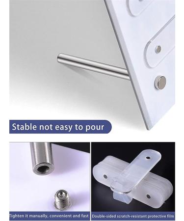 Kalolary Large Magnetic Marble Nail Art Display Board - Detachable Color Card Stand for Acrylic False Tips - Buy Online on SooperMarket.com