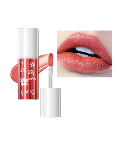 Lip Tint Stain Mini Lip Stain Moisturizing Liquid Lipstick Multifunctional High Pigment Lipstick for Lip Cheeks and Eyes (#06)
