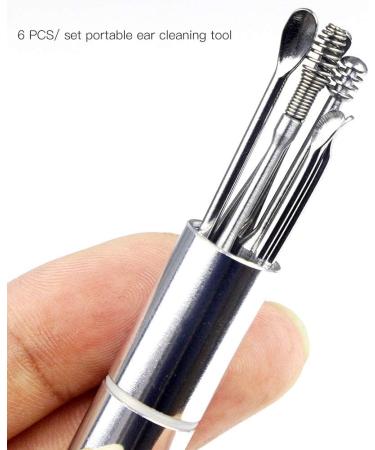 Stainless Steel Ear Pick Set - Earwax Removal Kit for Precision Grooming - Buy Online on SooperMarket.com