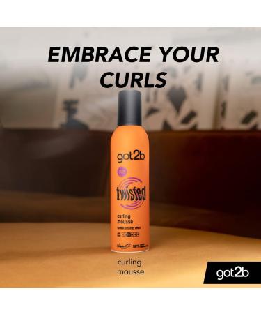 Schwarzkopf got2b Twisted Curling Hair Mousse Anti-Frizz Formula Desgined for Curls Lasts up to 96 Hours Vegan 250 ml (Pack of 2) - Buy Online on SooperMarket.com