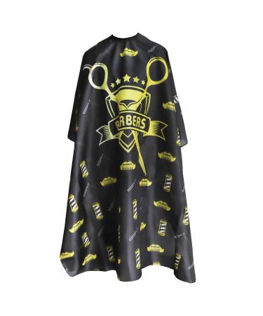 Barber Cap Hairdressing Gown Reusable Hair Cutting Cape with Adjustable Collar Waterproof Hair Cutting Apron Large Size Salon Cape for Adults Children Hair Cutting Dyeing