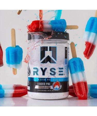 Ryse Core Series Loaded Pre Workout - High Stim Pre-Workout Pump Energy Strength 390mg Caffeine 4.5 Grams Pure L 420 g (Pack of 1) Freedom Rocks 30 Servings (Pack of 1) - Buy Online on SooperMarket.com