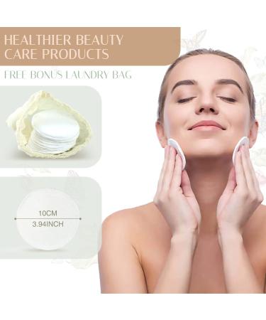 12 Packs Reusable Bamboo Fiber Makeup Remover Pads with Cotton Storage Bag 4 Layers 100% Organic Bamboo Facial Cotton Rounds Eco-friendly Waste Free - Buy Online on SooperMarket.com