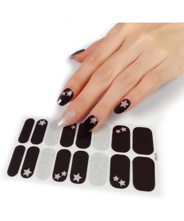 Pattern Semi Cured Gel Nail Polish Strips Full Nail Wraps Nail Polish Stickers Self-Ashesive Nail Art Nail Polish Strips for Women Valentines Day Ze0098 - Buy Online on SooperMarket.com