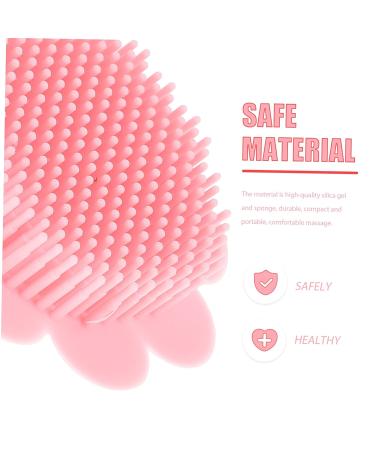 Healeved Silicone Shampoo Brush Set - Pink Scalp Scrubber & Massage Tool for Infants and Babies - 2 Pack - Buy Online on SooperMarket.com