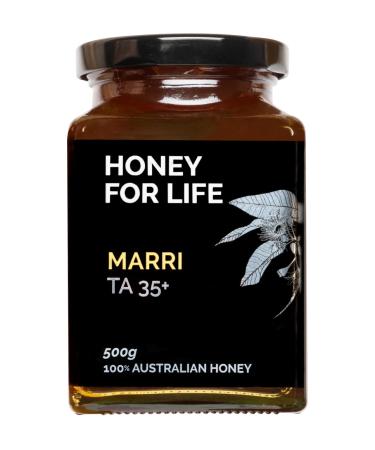 Extremely Active Honey | Marri TA35+ / MGO 1125+ | Stronger than Manuka Honey 1000 MGO/Manuka Honey Medical Grade | Raw Honey - Cold Pressed & Unpasteurised | Honey for Life (500g) 500.00 ml (Pack of 1)