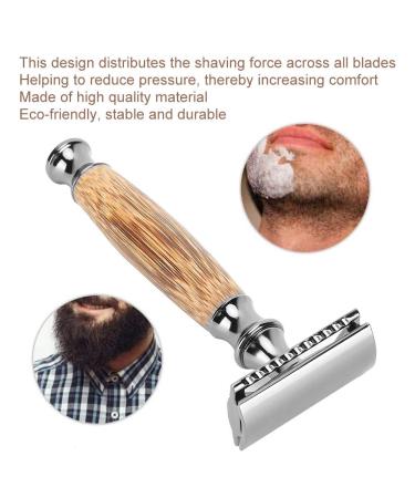 Portable Safety Razor for Men - Manual Shaver & Detachable Beard Trimmer for Home & Salon Use - Buy Online on SooperMarket.com