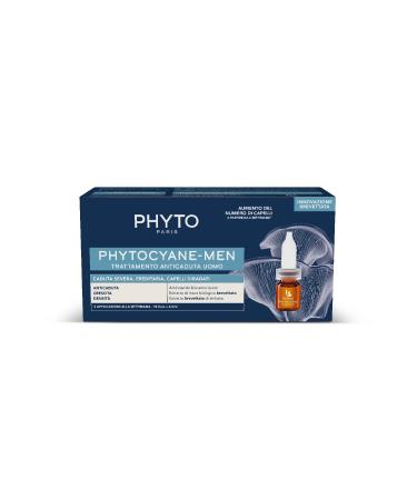 PHYTO Cyane Men Hair Loss Treatment for Men 12 Bulbs