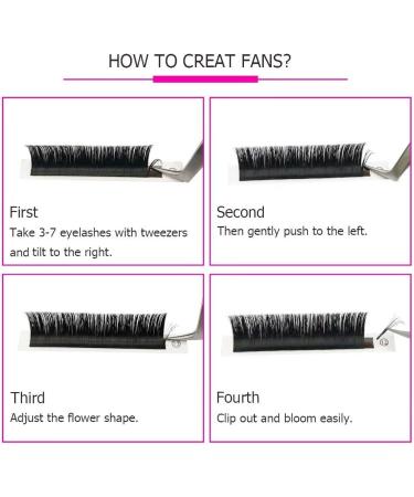 Fadlash Easy Fan Lashes D Curl 0.05 21mm | Self Fanning Russian Eyelash Extensions - Buy Online on SooperMarket.com