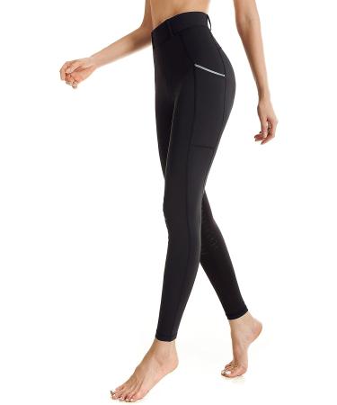 FunRiding Women's Horse Riding Tights with Pockets & Silicone Grip - Black XS - Buy Online on SooperMarket.com