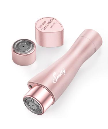 Facial Hair Remover Smity Painless Hair Removal for Women Waterproof Shaver Razor with LED Light