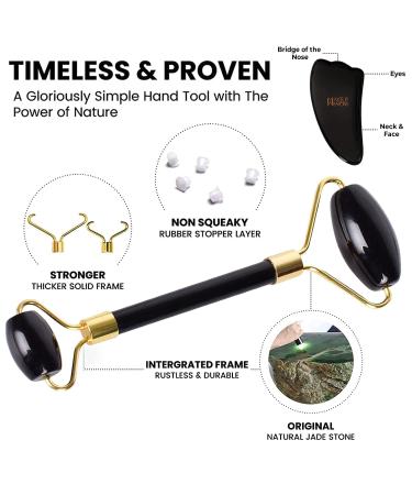 Buy Jade Roller & Gua Sha Facial Tools | Best Skincare & Beauty Products for Radiant Skin - International Shipping - Buy Online on SooperMarket.com