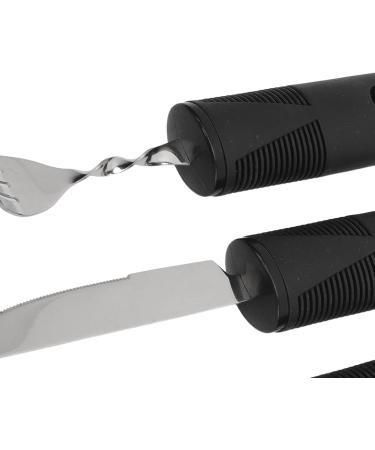 Weighted Silverware Dishware Knife Aggravated Utensil for Diet Utensil Home Adaptive Spoons - Buy Online on SooperMarket.com