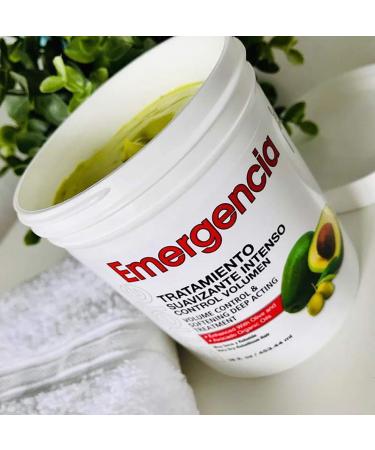 Emergencia Volume Control & Softening Treatment - Extra Smoothness & Shine with Organic Olive & Avocado Oils - 16 oz | International Shipping Available - Buy Online on SooperMarket.com