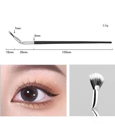 Anjoize Dolly Mascara Fan Brush Set - 120 Folded Fan-shaped Brushes for Precise Lash Separation and Lengthening - Buy Online on SooperMarket.com