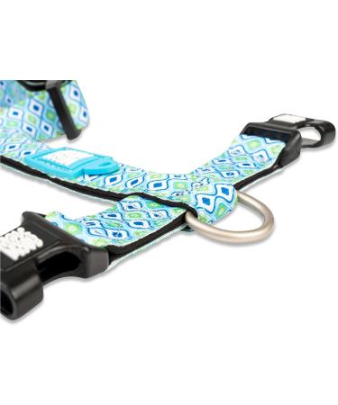 Max & Molly H-Harness - Retro Blue | Stylish & Comfortable Dog Harness for International Shipments - Buy Online on SooperMarket.com