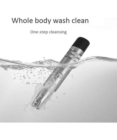 TEMKIN Stainless Steel Nose Hair Trimmer - Manual Ear & Nose Hair Shaver for Men | Washable Face Care Device - Buy Online on SooperMarket.com