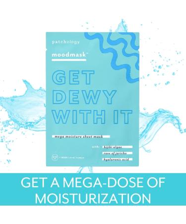 Patchology Moodmask Facial Sheet Mask - Hydrating and Repairing Skincare for Men and Women - Moisturizing Face Sheet for Dewy Skin - Buy Online on SooperMarket.com