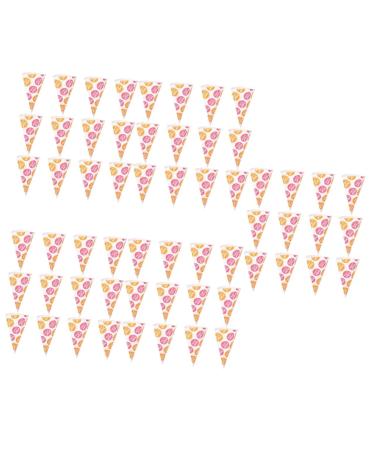 FRCOLOR 250 Pcs Popcorn Bag Mini Gift Bags Snack Bags for Kids Cookie Packaging Bags Clear Packing Bags Kids Cone Bags Clear Gift Bag Mini Bags for Favors Party Candy Paper Child Halloween