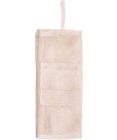 Kitsch XL Exfoliating Body Scrubber - Recycled Nylon Shower Scrubber with Built-in Pocket | Extra Long Bath Scrubber for Body | Blush Exfoliating Washcloth - 1pc - Buy Online on SooperMarket.com